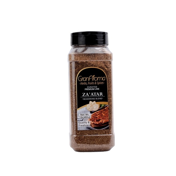 GranAroma Za'atar Seasoning, Middle Eastern Cuisine, Flavorful Spice Blend 1 Pound
