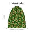 thumbnail image 4 of Honeii Big Colorful Avocados Print Kids Knit Beanie Watch Hat ,Knit Cap for Boys and Girls, 4 of 7