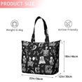 thumbnail image 4 of Halloween Skeleton Fun Pattern Travel Tote Bags for Women Carry On,Large Weekender Bags for Women Travel,Multi Functional Duffle Bag for Work,Shopping,Sports, 4 of 5