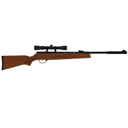 Hatsan 95 Vortex QE Break Barrel Scoped Pellet Air Gun, .25 Cal. Pellets, Walnut