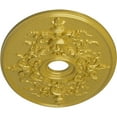 thumbnail image 3 of Ekena Millwork 30 3/4"W x 21 1/4"H x 3 7/8"ID x 1 5/8"P Alexa Ceiling Medallion (Fits Canopies up to 5 5/8"), Hand-Painted Rich Gold, 3 of 6