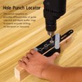 thumbnail image 4 of Drill Guide Template in Scale Marking Hole Punch Locator Screw Adjustment for DIY Woodworking Projects ANGGREK Otros, 4 of 8