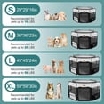 thumbnail image 4 of Portable Pet Playpen for Dogs, Cats, Puppies, Rabbits - Foldable Large-Capacity Tent for Indoor/Outdoor Use, 4 of 6