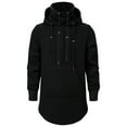 thumbnail image 3 of LEEy-world Hoodies for Men Heavyweight Sweatshirt - Full Zip Up Thick Sherpa Lined Mens Sweatshirt Black,XL, 3 of 3