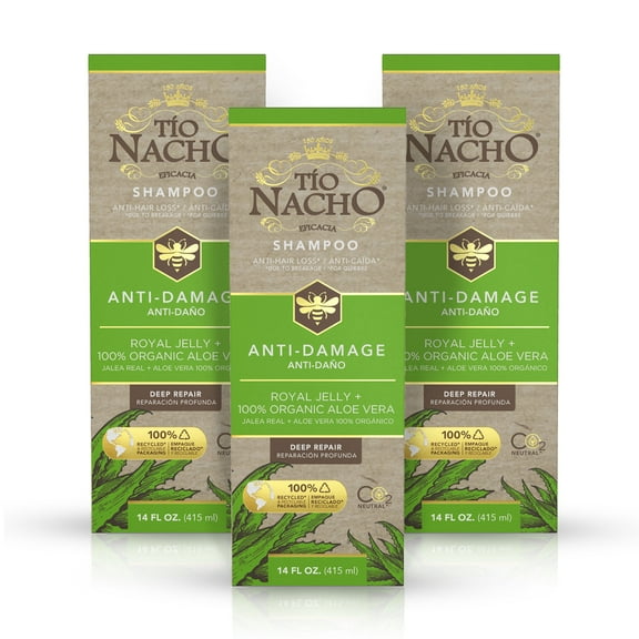 Tio Nacho Aloe Vera Deep Repair Shampoo, Value 3 Pack, 14 oz