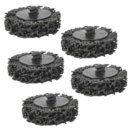 

Quick Change Easy Strip&Clean Abrasive Sanding Discs for Paint Rust Removal Auto Surface Prep 5 Pcs 2In-50mm Black