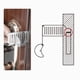 thumbnail image 5 of Scienceny Cerradura de puerta de acero inoxidable, topes fuertes para puertas pequeñas, sólido, portátil, operación Simple, antibloqueo, Artesanía, 5 of 6