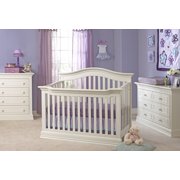 Baby Cache Montana 4-in-1 Convertible Crib in Glazed White