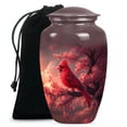 thumbnail image 2 of Cardinal Bird Large Urn for Ashes, Urns for Human Ashes Adult Female, Cremation Funeral Urns for Human Ashes Adult Man, Keepsake Urn for Ashes(Size - 10inch 1Pcs, 3inch 2Pcs), 2 of 4