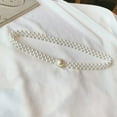 thumbnail image 5 of GKNET Large Pearl Waist Chain Women's Elastic Belt with Diamond Decoration All-mat WY4-A7, 5 of 9