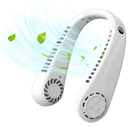 

amlbb Neck Fan Portable Neck Fans Bladeless Neck Fans Rechargeable Wearable Personal Fan USB Hanging Neck Fans on Clearance