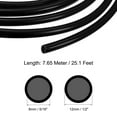thumbnail image 2 of Uxcell 5/16"ID x 1/2"OD PE Tubing Translucent Flexible Water Hose Tube Black, 25 Ft, 2 of 7