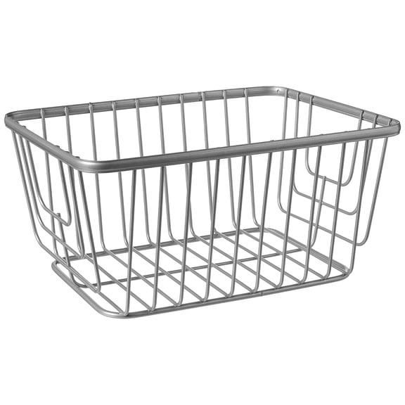 Spectrum Diversified Ashley Small Basket, Satin Nickel PC, 63677