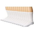 thumbnail image 2 of Hanes Men's Crew Socks, 12-Pack - 184V12, 2 of 2