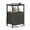 Black/1P, variant on Alvantor Bedside Table Charging Station Nightstand with Fabric Drawers, End Side Table for Bedroom Living Room