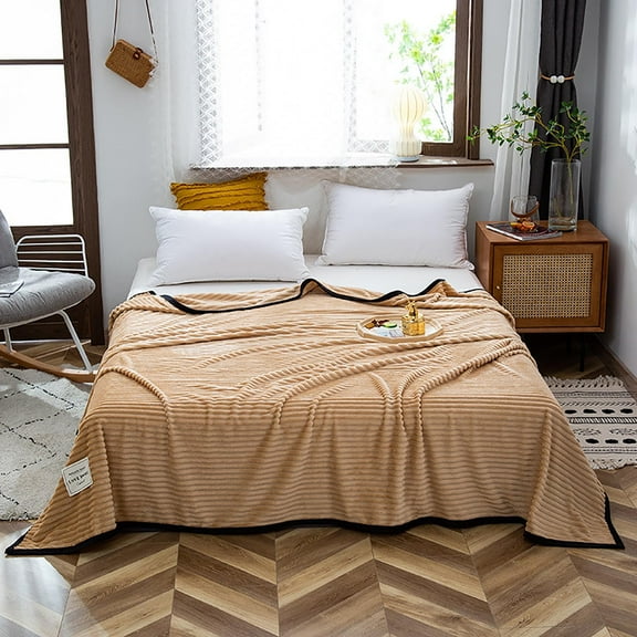 sruoe Bed Blanket, Fleece Flannel Throw Blankets, Blanket for Beds, Washable Breathable Cover Blanket Napping Blanket, Fuzzy Blanket Couch for Home Office, Bedroom