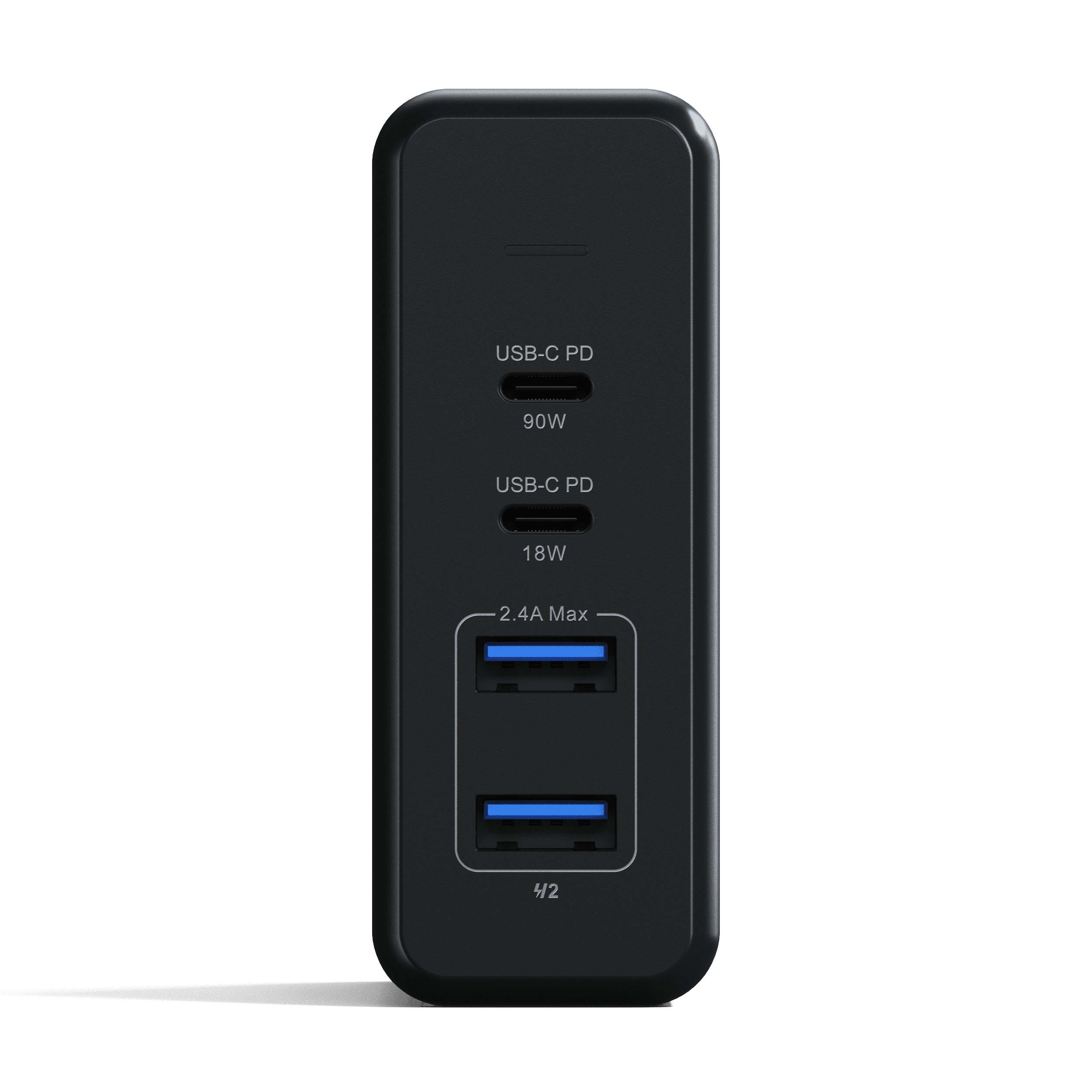 Satechi 108W Pro USB C PD Desktop Charging Station – 2 USB-C PD & 2 USB A Ports, Compatible with MacBook Pro, MacBook Air, iPad Pro/Air, iPhone 16 (US)