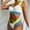 White, variant on BONIXOOM Womens Swimsuits Tankini None Solid Bikinis Bikini Summer Swimwears on Clearance Blue Size 6