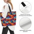 thumbnail image 3 of Disketp Colorful Hawaii Palms Bolsa Tote Estampada para Mujer, Bolso de Hombro y de Mano para Compras y Viajes, 3 of 8