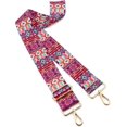 thumbnail image 2 of LAICAIW Grand Bandoulière Réglable Ceinture de Remplacement Style Guitare Sac à Bandoulière Sac à Main Sangle Multicolore en Toile (Grand : 1,97 Pouces(5CM)) (Color27), 2 of 5