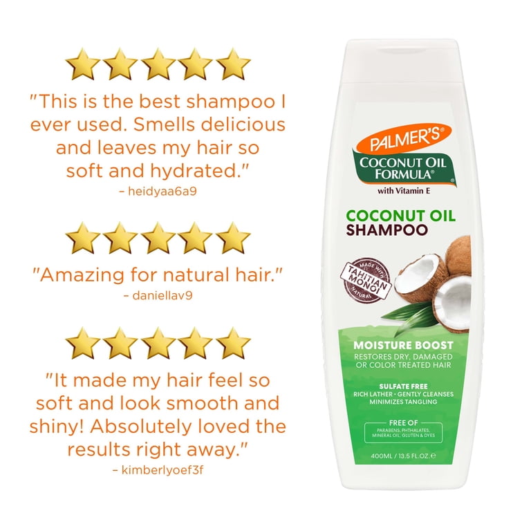 Palmer's Coconut Oil Formula Moisture Boost Conditioning Shampoo, 13.5 fl.  oz. - Walmart.com