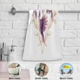 thumbnail image 5 of SKYSONIC 2 Pack Birds Flowers Valentines Bath Hand Towels, Ultra Soft and Absorbent, Watercolor Floral Heart Decorative Fingertip Face Towel for Home, Bathroom, Kitchen, 28.3"x14.4", 5 of 5
