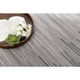 thumbnail image 6 of 7â€™ x 9â€™ Black Transitional Striped Area Rug, 6 of 10