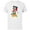 White, variant on Disney Minnie Mouse Secret Santa Cupcake Nice for Christmas - Short Sleeve Cotton T-Shirt for Adults - Customized-Black