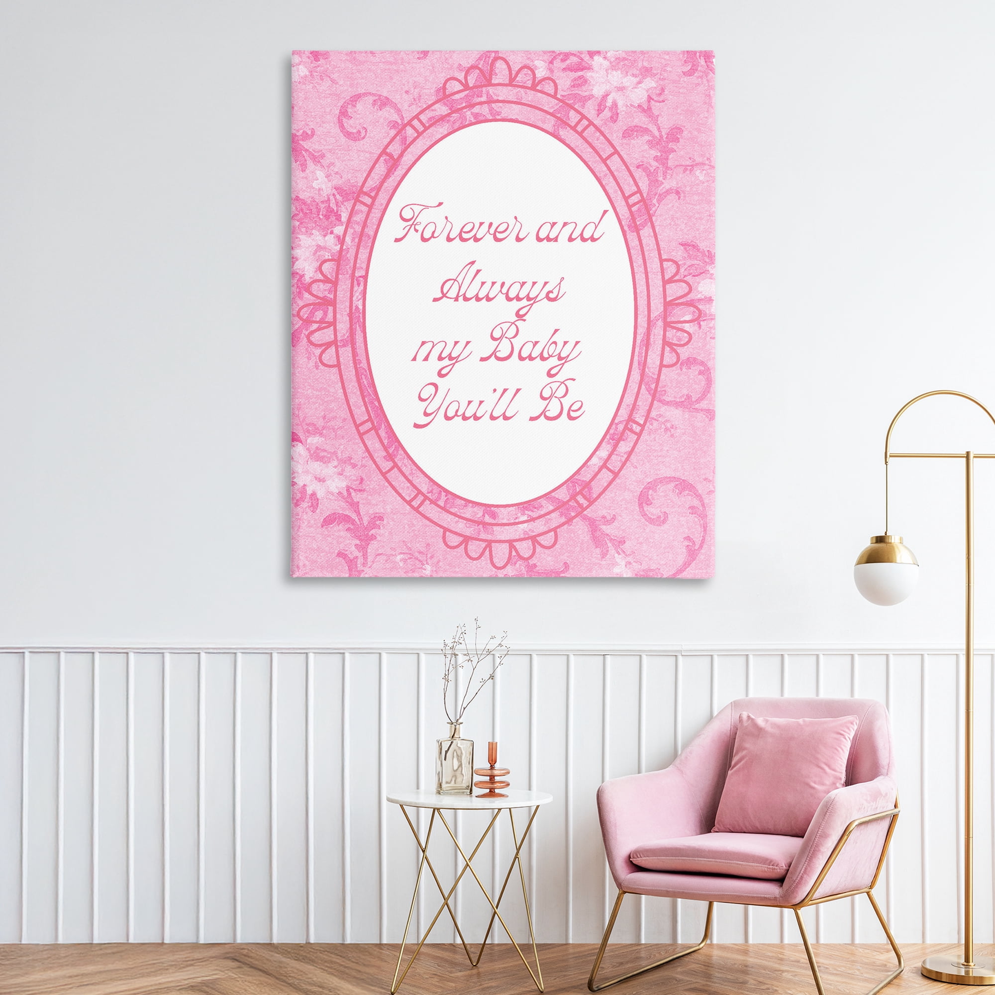 Stupell Industries Forever & Always My Baby Canvas Wall Art, design by Lil' Rue