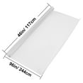 thumbnail image 5 of BENTISM 96" x 46" Clear Table Cover Protector, 2mm Thick Clear Desk Protector Table Pads, Plastic Tablecloth for Dining Room Table, 5 of 8