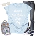 thumbnail image 5 of Bump's First Mother's Day Shirt, Pregnancy Announcement Shirt, Pregnancy Gift, Baby Reveal, New Mom Shirt (Blue, 4X Large), 5 of 7