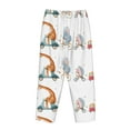 thumbnail image 5 of Xecao Animals in Transport Women's Straight Lounge Pajama Pants: The Epitome of Relaxed Sleepwear, 5 of 9