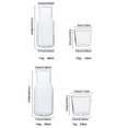 thumbnail image 3 of Bedside Water Carafe and Glass Set, Glass Carafe with Cup, Mouthwash Decanter, Water Pitcher for Bedroom, Kitchen, Nightstand, Bar and Guest Room, 3 of 4