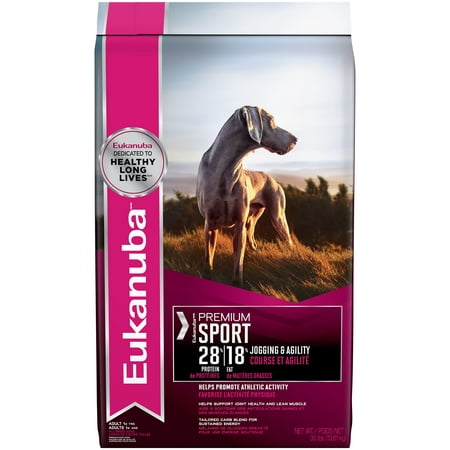 Eukanuba Premium Active Performance 28/18 Dry Dog Food, 30 (Best Dog Food For Active Dogs)