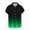 Mens T-Shirts Green, variant on S-5X Plus Size Shirts for Men with Pocket Big & Tall Short Sleeve T-Shirts Button-Down Collared Gradient Printed Hawaiian Beach Tshirts Tees