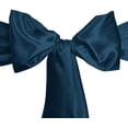 thumbnail image 1 of Set Chair Sashes Satin 6 X 104 Inch (6 Units) Navy Blue, 1 of 1