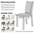 thumbnail image 3 of AIGIA Waterproof Seat Covers for Dining Room Chairs Stretch Chair Covers Washable Kitchen Chair Seat Cushion Slipcovers(2/4/6 Pack), 3 of 6