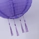 thumbnail image 5 of Linterna Solar Lámpara De Nylon Luz Colgante Impermeable Decoración Del Festival Púrpura, 5 of 9