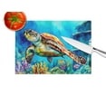 thumbnail image 4 of Loggerhead Sea Turtle Glass Cutting Board Large 12 in x 15 in, 4 of 5