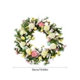 thumbnail image 3 of TanSiDing Spring Easter Wreath with Eggs Berries Leaves, Decorative Floral Door Hanging for Home Front Door Wall Decor, Holiday Seasonal Celebration, 3 of 6