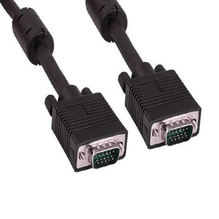 SANOXY Cables and Adapters; 35ft SVGA Male to Male Monitor Cable with Ferrite Core, HD15