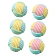 thumbnail image 1 of kusrkot 6 Pieces Cat Ball Toys Kitten Chasing and Playing for Cats Kitty Bite Resistant, 1 of 9