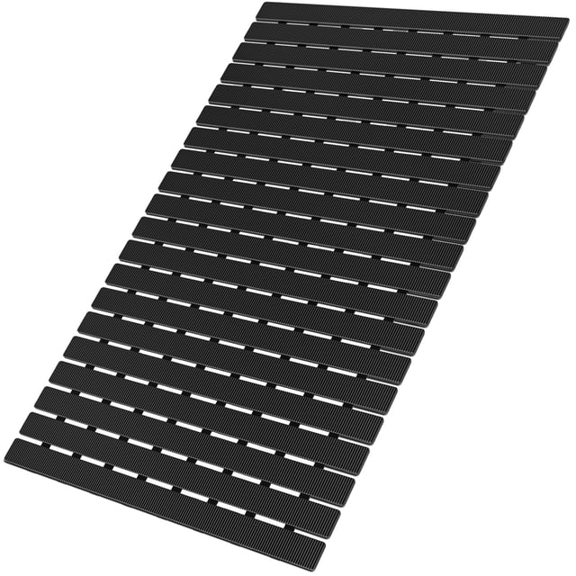 Alfombrilla antideslizante MBOSS para bañera y ducha para baño (negra)