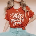 thumbnail image 2 of LET YOURSELF FREE Graphic Short sleeve T-Shirt, 2 of 10
