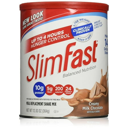 3 PACKS : Slim Fast! 3-2-1 Plan Milk Chocolate Shake