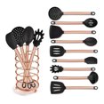 thumbnail image 1 of 10 pieces Kitchen utensil set, BBQ tool set, cooking utensils, 1 of 5