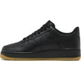 thumbnail image 2 of Nike Air Force 1 '07 DZ4404-001 Men's Black & Gum Leather Sneaker Shoes JC156 (8.5), 2 of 5