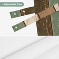 thumbnail image 6 of Farmhouse Sage Green Brown Tie Up Valance Curtains for Windows, Kitchen Curtains Window Shades, Country Vintage Wooden Light Filtering Roman Curtain Valances for Bedroom/Bathroom/Cafe 54"x18", 6 of 9