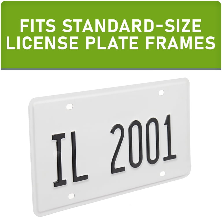 Auto Drive Black Iridescent Bling License Plate Frame photo 8