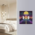 thumbnail image 4 of Yayeee Toggle Light Switch Wall Plate 2-Gang 4.56"x4.48" Decorative Outlet Cover, Neon Road, 4 of 7